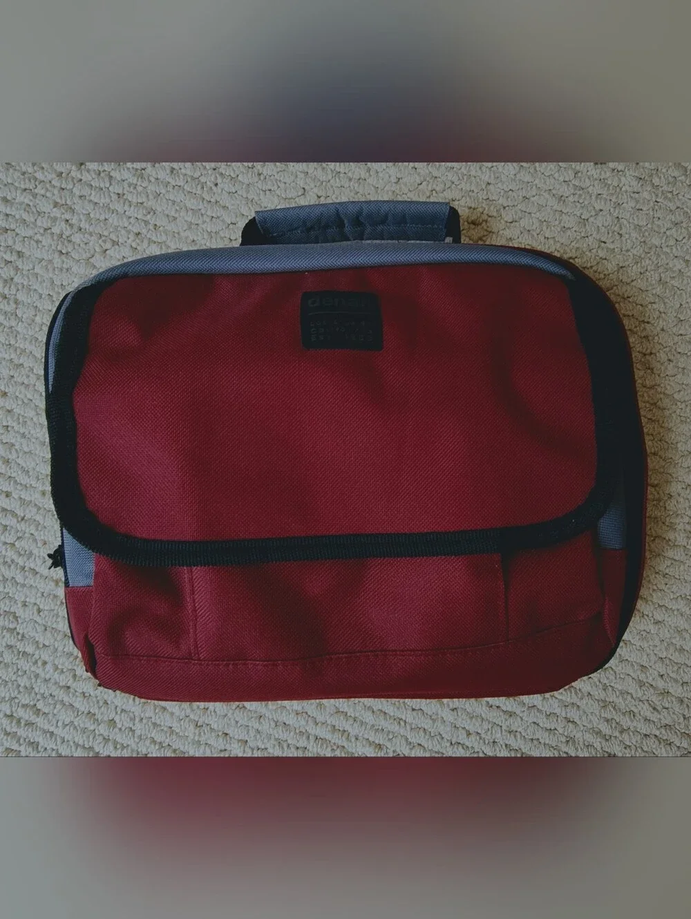Denali Padded Tech & Travel Organizer Case - Burgundy Red